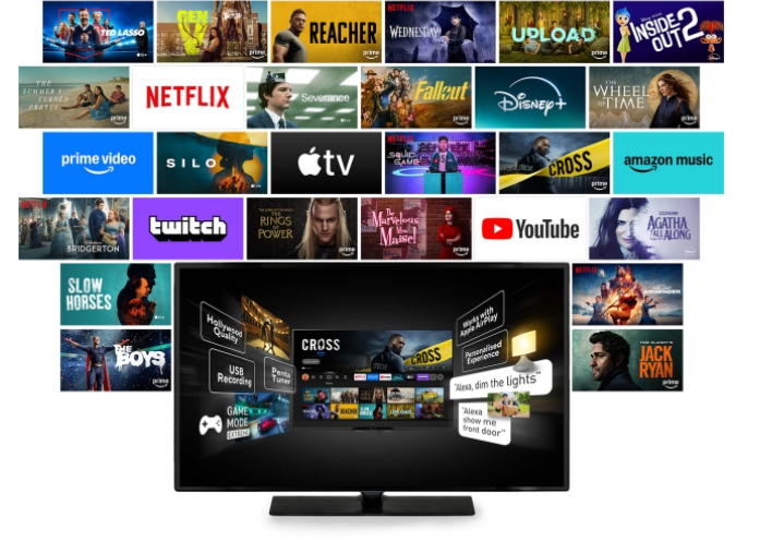 Panasonic TV-43W85BEZ 43" Mini LED, 4K HDR Smart TV