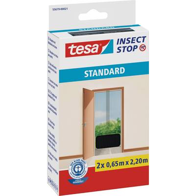 TESA® STANDARD szúnyogháló ajtóra, 2,2 x 1,3 m, antracit, 55679-21 TESA® STANDARD szúnyogháló ajtóra, 2,2 x 1,3 m, antracit, 55679-21