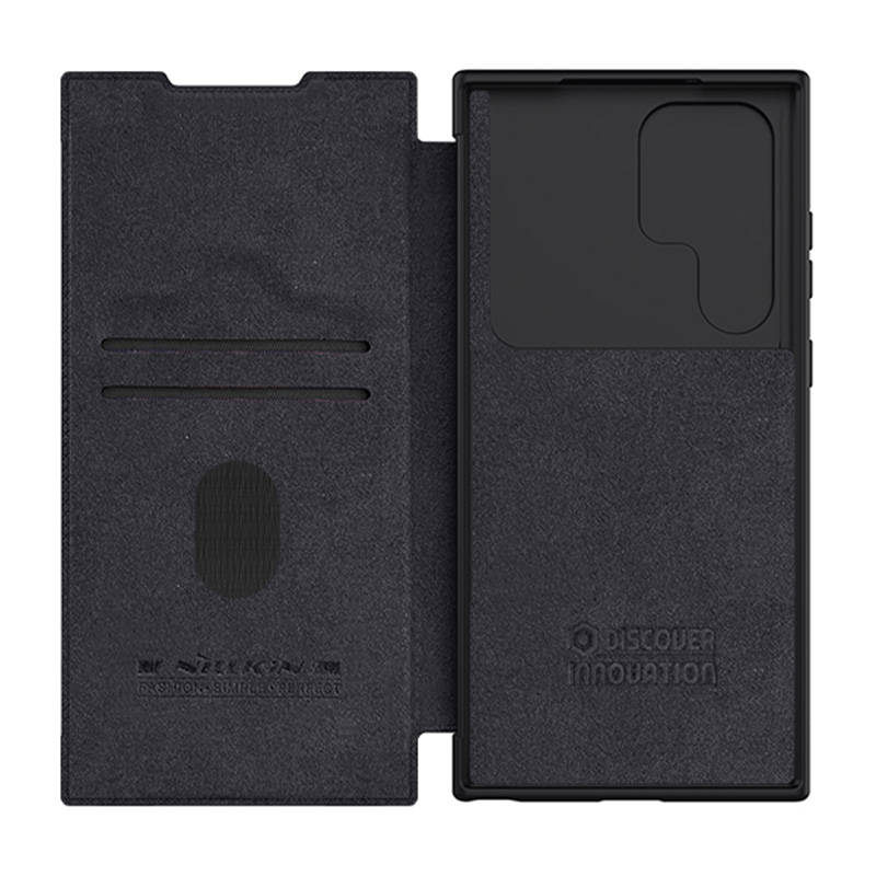 Nillkin Qin Leather Pro case for SAMSUNG S23 Ultra (black)