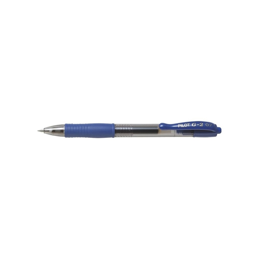 PILOT Zseléstoll 0,7mm, nyomógombos  G-2, írásszín kék (BL-G2-7L)
