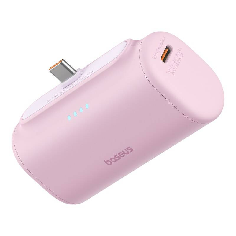 Baseus Compact USB-C 5000mAh  20W Powerbank Pink 