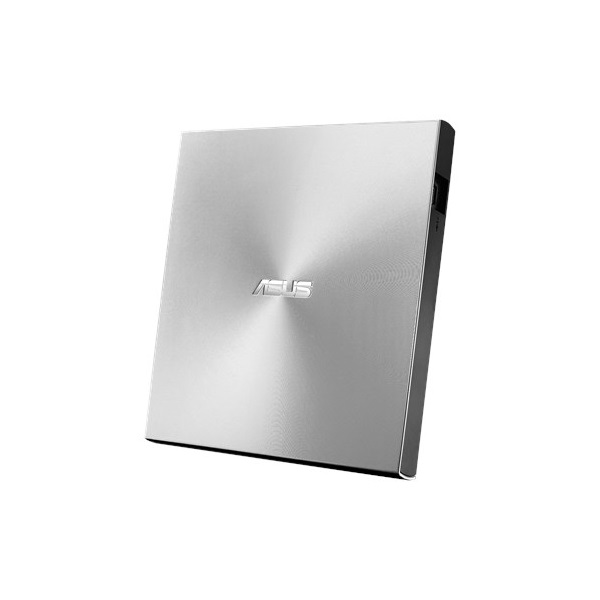 ASUS ZenDrive U9M ezüst ultravékony, hordozható 8-szoros DVD-író USB Type-C kábellel és M-DISC támogatással (SDRW-08U9M-U/SIL/G/AS)