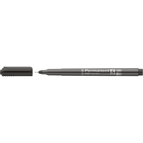 ICO OHP S 0,3mm fekete permanent marker