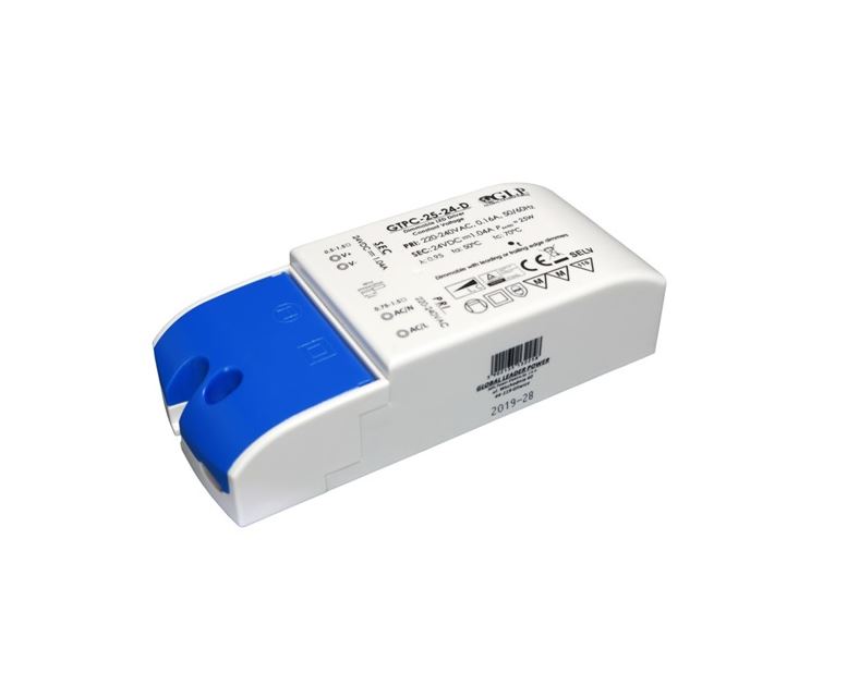 GLP GTPC-25-24-D 24V/1.04A 25W IP20 LED tápegység GLP GTPC-25-24-D 24V/1.04A 25W IP20 LED tápegység