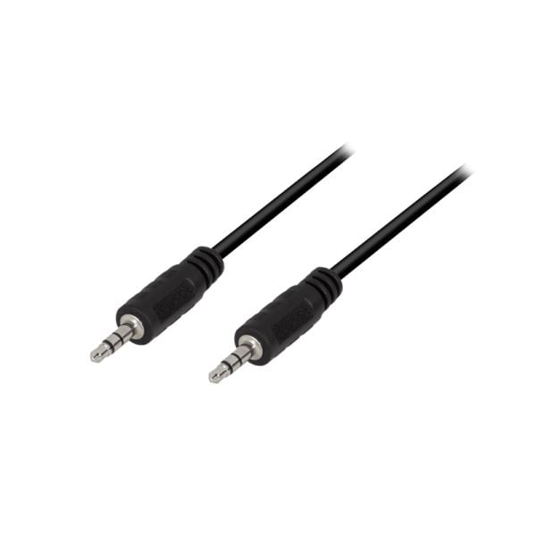 LogiLink 3.5 mm apa-apa audiokábel 1m fekete (CA1049) LogiLink 3.5 mm apa-apa audiokábel 1m fekete (CA1049)