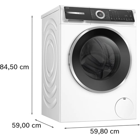 Bosch WGH256A6BY Elöltöltős mosógép Fehér - 10 kg, 1600 ford./perc, A Energiaosztály