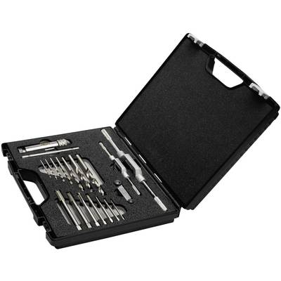 Exact 70542 Gépi menetfúró készlet 18 részes Metrikus Jobb vágó DIN 371, DIN 376 HSS-E 1 készlet