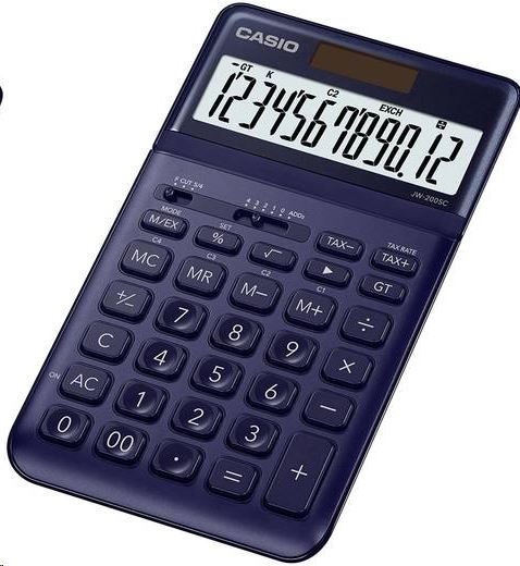 Casio JW-200SC-NY asztali számológép, sötétkék Casio JW-200SC-NY asztali számológép, sötétkék