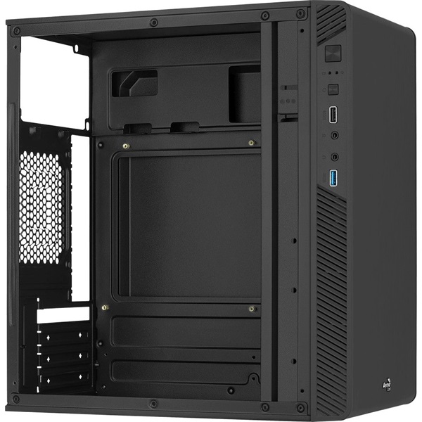 Aerocool CS-106 (CS-106-S-BK-v1) táp nélküli Micro ATX ház fekete (ACCS-PC13014.11)