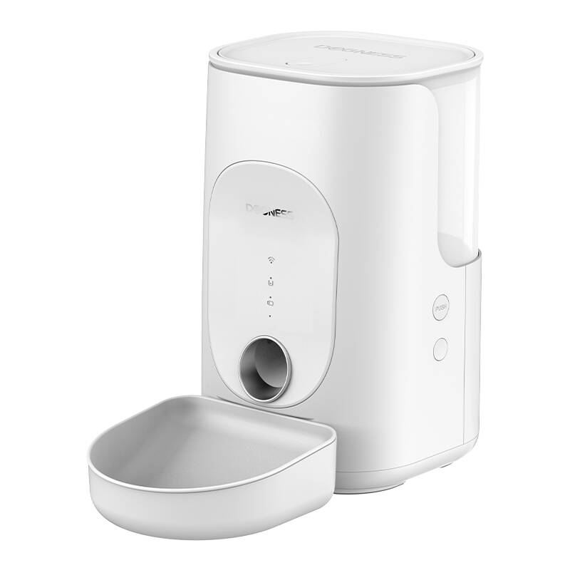 Dogness F16 WiFi 5G automata kisállat etető műanyag tállal Fehér Dogness F16 WiFi 5G automata kisállat etető műanyag tállal Fehér