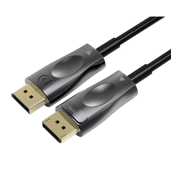 PremiumCord kábel Optikai DisplayPort 1.4 DP - DP, 8K@30Hz, M/M, 20m, fekete (KPORT6-20)