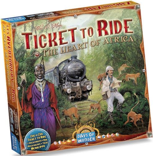 Days of Wonder Ticket to Ride Map Collection: 3 The Heart of Africa (15330-184) Days of Wonder Ticket to Ride Map Collection: 3 The Heart of Africa (15330-184)