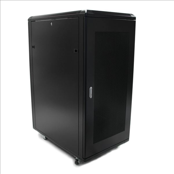 Startech.com 25U rackszekrény fekete (RK2536BKF)