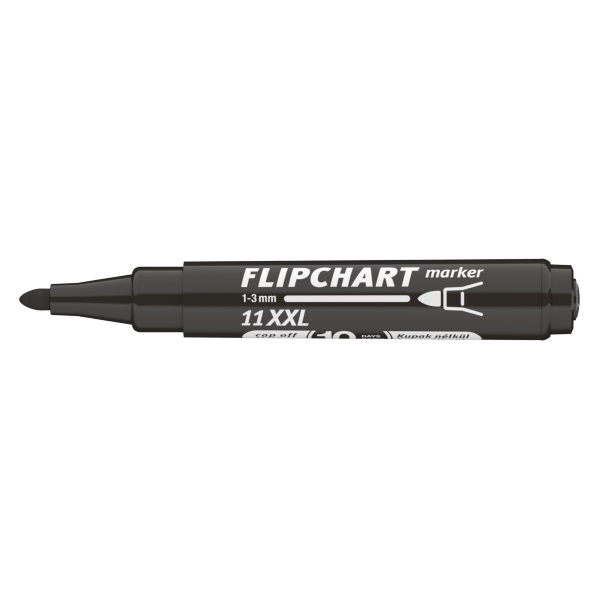 ICO Artip 11 XXL fekete flipchart marker