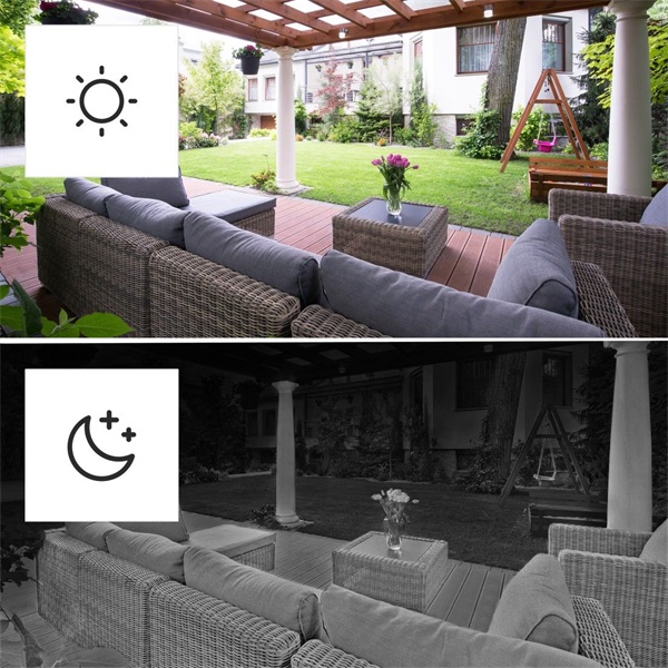 Hama 176614 éjjellátó kültéri 1080P mozgásérzékelős okos WiFi kamera + reflektor Hama 176614 éjjellátó kültéri 1080P mozgásérzékelős okos WiFi kamera + reflektor