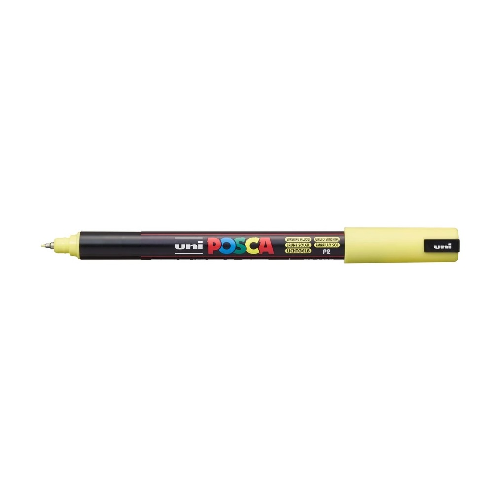 Uni Dekormarker 0,7mm, -Posca PC-1MR napsárga (2UPC1MRNS)
