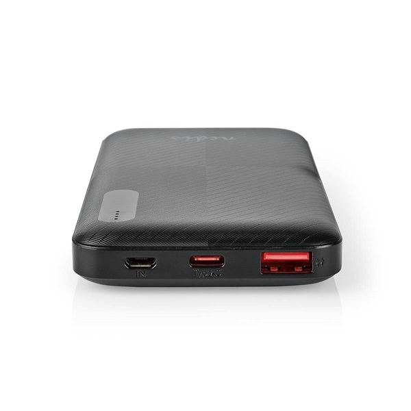 Nedis UPBKPD10000BK hordozható külső akkumulátor 10000mAh powerbank