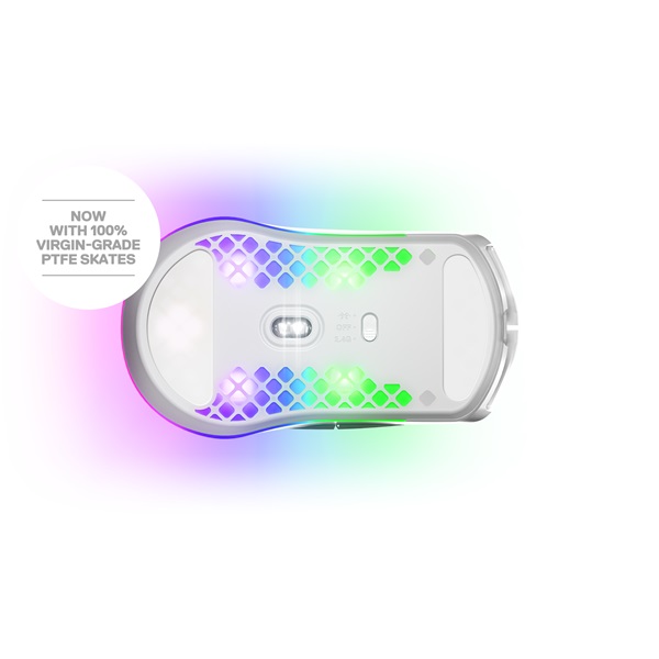 Steelseries Aerox 3 Wireless (2022) Edition Snow vezeték nélküli egér fehér (62608) Steelseries Aerox 3 Wireless (2022) Edition Snow vezeték nélküli egér fehér (62608)