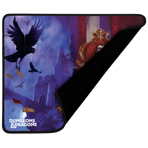 KONIX - DUNGEONS & DRAGONS "Curse Of Strah" Gaming Egérpad 49x49x270mm Fekete-Piros