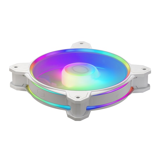  Cooler Master MFL-B2DW-213P2-R2  Case Fan  12cm  MasterFan MF120 Halo2  Hűtő ventilátor Fehér 