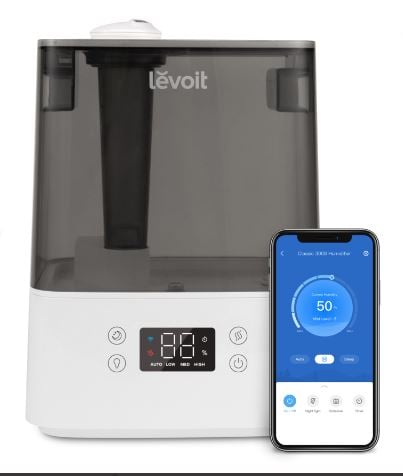 Levoit Classic300S Smart ultraszonikus hidegpárásító 6L szürke (Classic300S)
