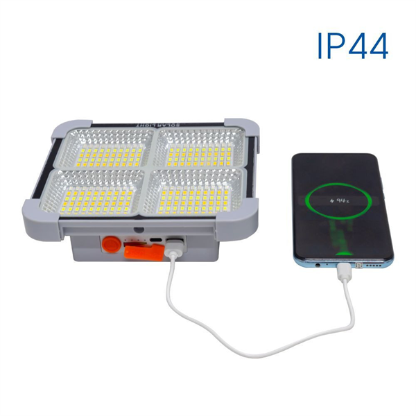 VIVALUX, 004849, ZEIN LED reflektor, napelemes, 850lm, IP44, 120°, Szürke