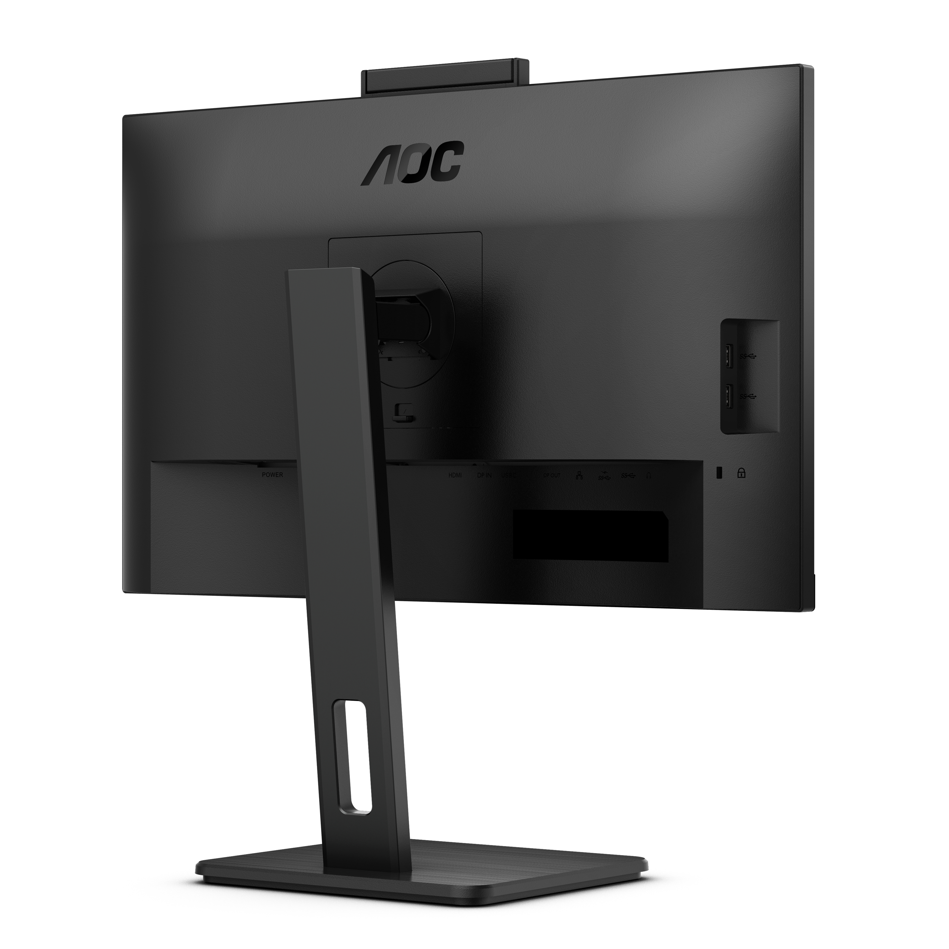 AOC 24" 24P3CW IPS LED  Monitor - 1920x1080, Full HD, 75Hz, 4ms, Hangszóró, LAN, Fekete