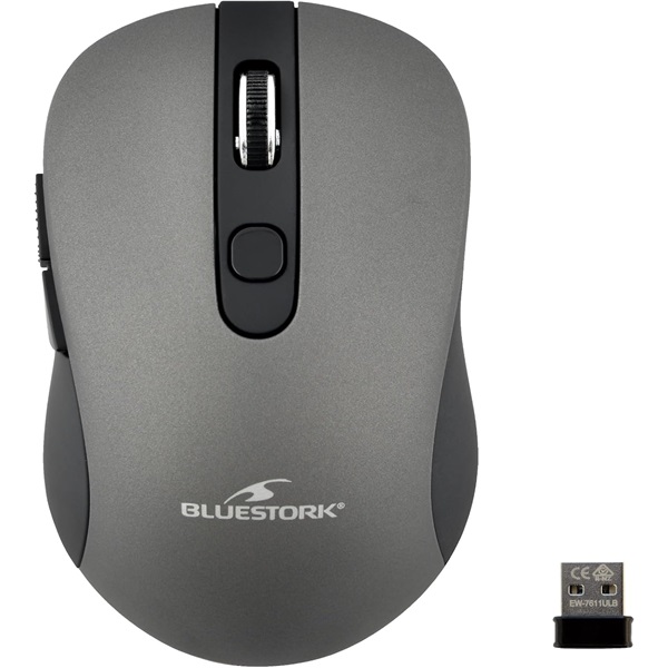 Bluestork  M-WL-OFF60-GREY   Vezeték nélküli Egér  szürke 