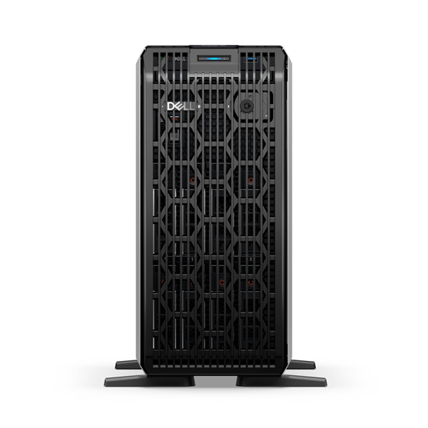 DELL ISG szerver PE T360 torony (8x3.5"), 8C E-2468 2.6GHz, 1x16GB, 1x480GB RI SSD; H755, iD9 Ba., 2x700W.