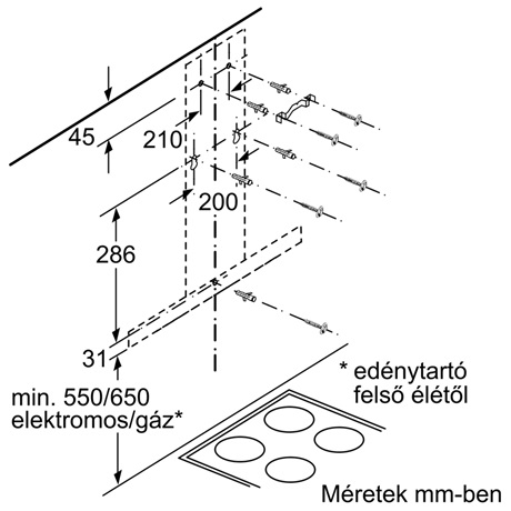 Bosch DWB97IM50 PÁRAELSZÍVÓ KÜRTŐS