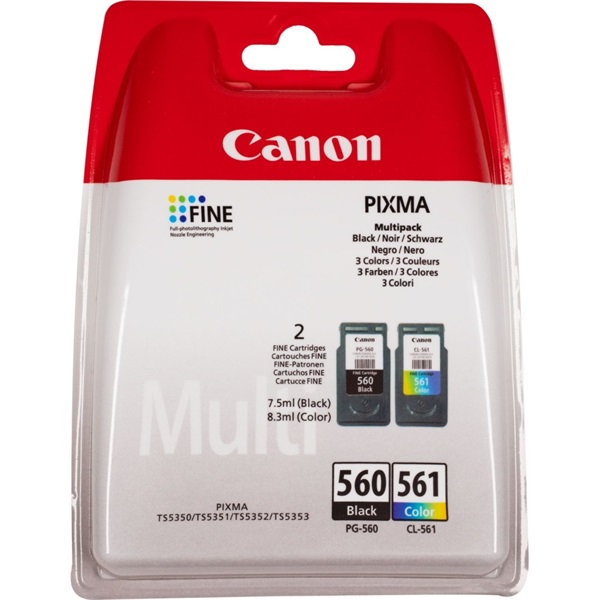 Canon PG-560 + CL-561 tintapatron (3713C006) Canon PG-560 + CL-561 tintapatron (3713C006)