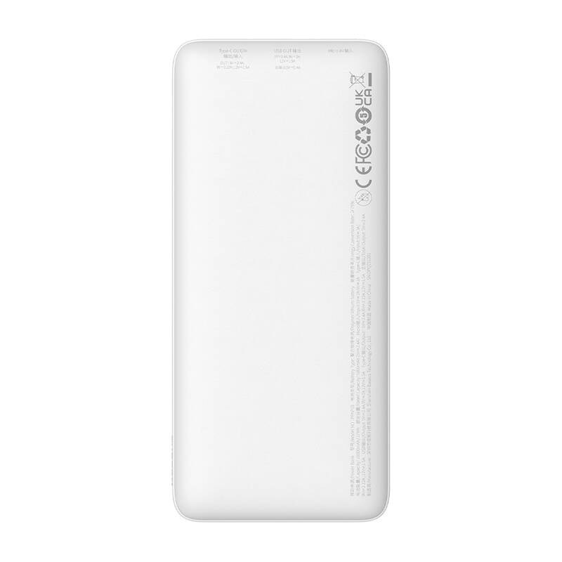 Baseus Airpow  10000mAh 20W powerbank Fehér 