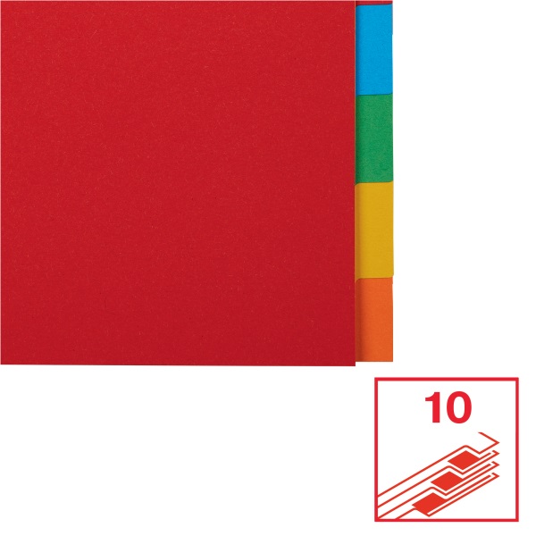 Esselte Economy A4 karton 10 részes elválasztólap