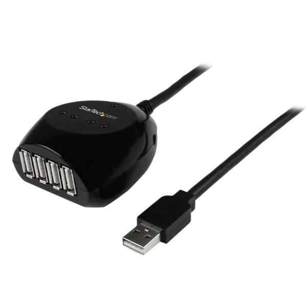 StarTech.com 4 portos USB 2.0 Hub fekete (USB2EXT4P15M) StarTech.com 4 portos USB 2.0 Hub fekete (USB2EXT4P15M)