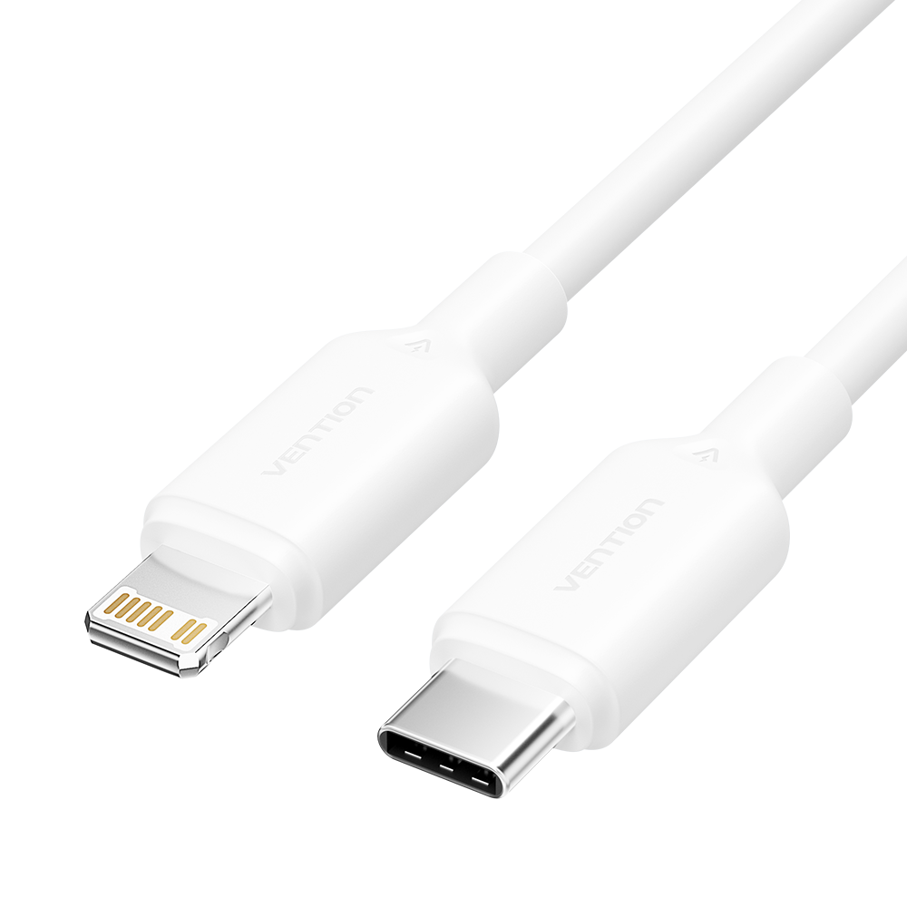 Vention USB-C 2.0 -> Lightning 3A  2m  kábel Fehér