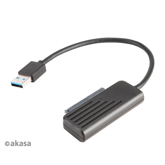 Akasa AK-AU3-07BK USB3.1 kábel 2,5"  20cm SATA SSD ÉS HDD adapter   
