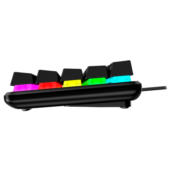 HP HYPERX vezetékes mechanikus gaming billentyűzet Alloy Origins 65 RGB türkiz switch amerikai lokalizáció
