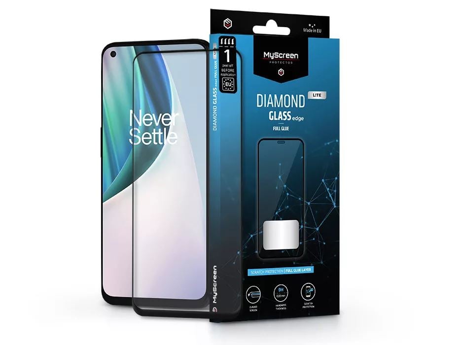 MyScreen Protector Diamond Glass Lite Edge2.5D Full Glue OnePlus Nord N10 5G/N200 5G edzett üveg képernyővédő fólia fekete (LA-2119) MyScreen Protector Diamond Glass Lite Edge2.5D Full Glue OnePlus Nord N10 5G/N200 5G edzett üveg képernyővédő fólia fekete (LA-2119)