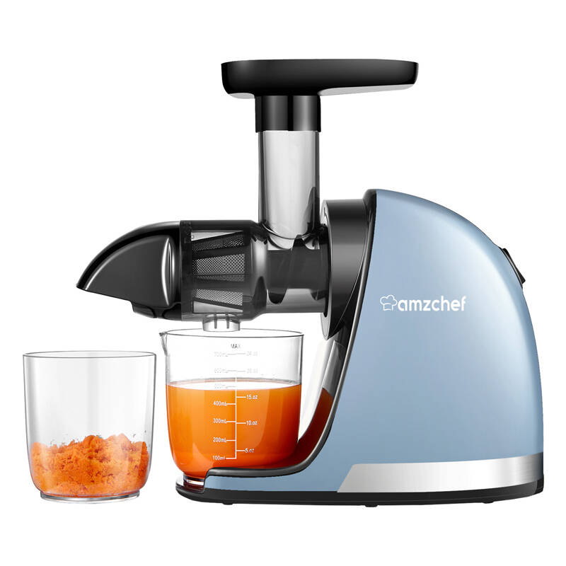AMZCHEF 1501-BU-SM lassú sebességű gyümölcscentrifuga Kék 