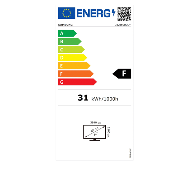 Samsung LU32J590UQPXEN 32" FLAT UJ59 UHD,monitor, fekete , VA