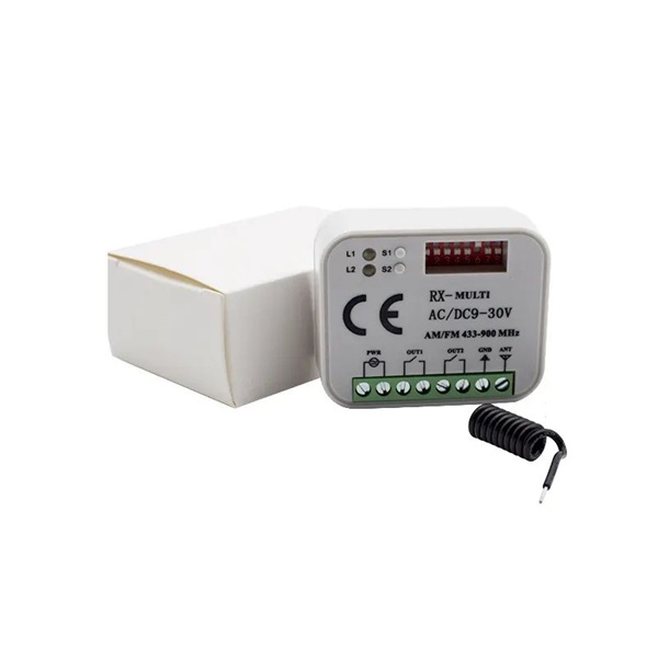 R-IR 300-868 MHz Univerzális 2 csatornás vevőegység R-IR 300-868 MHz Univerzális 2 csatornás vevőegység