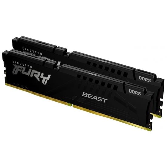 32GB 5600MHz DDR5 RAM Kingston Fury Beast Black CL38 (2x16GB) (KF556C40BBK2-32) 32GB 5600MHz DDR5 RAM Kingston Fury Beast Black CL38 (2x16GB) (KF556C40BBK2-32)