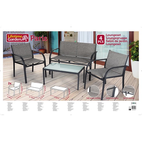 Lifetime Garden 19497 KERTI BÚTOR SZETT