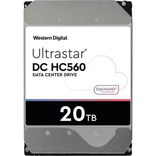 20TB WD 3.5" Ultrastar DC HC560 SAS szerver winchester (0F38652)