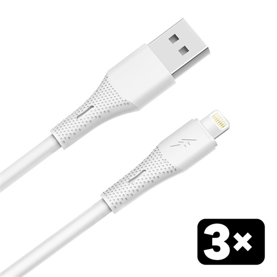 AVAX CB4306 3x USBA-Lightning kábelcsomag