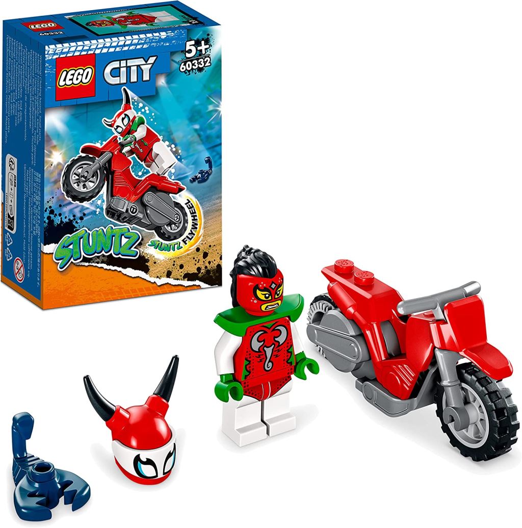 Lego City Vakmerő skorpió kaszkadőr motorkerékpár (60332)