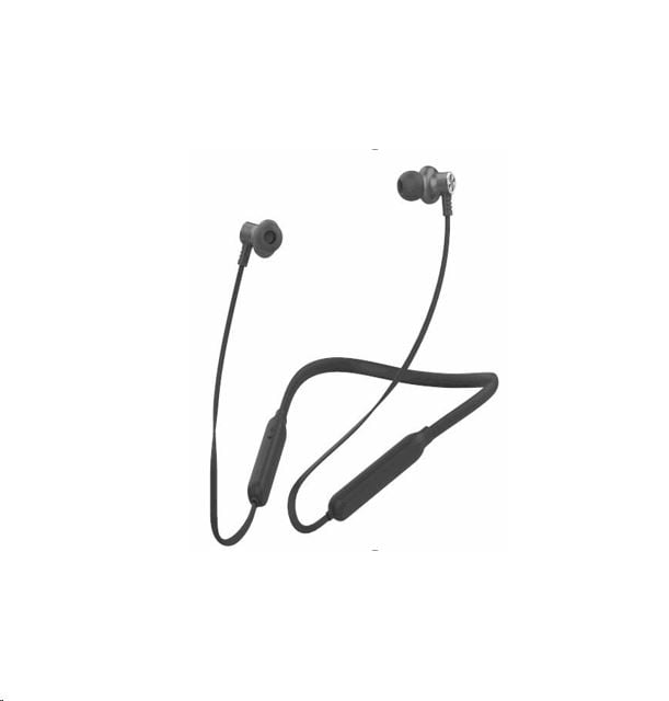 Rampage SN-XBK02 LOTUS mikrofonos Bluetooth nyakpántos fülhallgató fekete (33378)