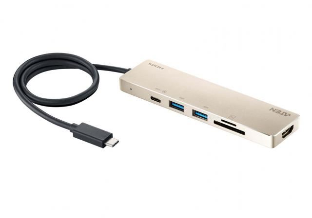 ATEN USB-C Multiport Mini Dock notebook dokkoló (UH3239)