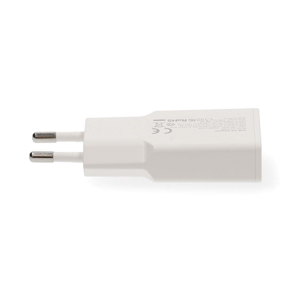 Nedis WCHA30WTGaN PD3.0 QC Gyorstöltési funkció 1,5 / 2,0 / 2,5 / 3,0 A 30W   gyorstöltő USB-A / USB-C töltő Fehér