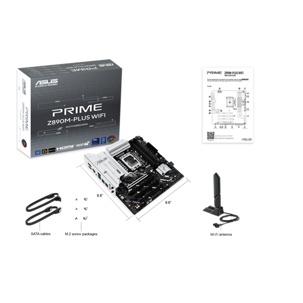 Asus Intel PRIME Z890M-PLUS WIFI LGA1851 Alaplap  
